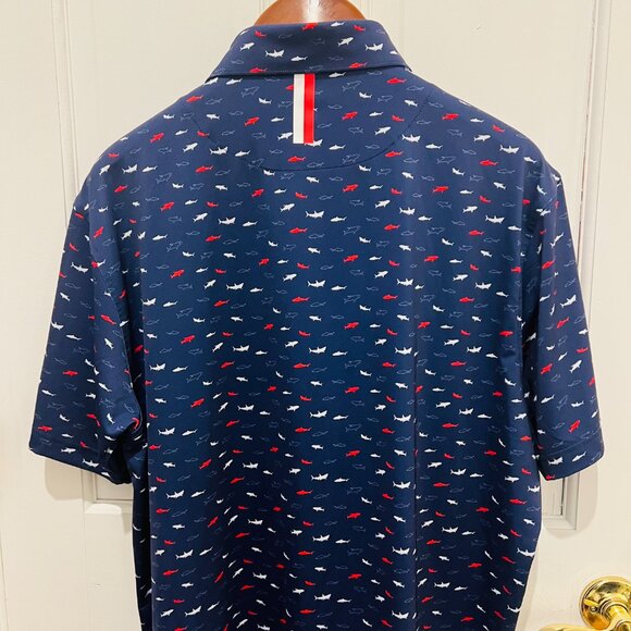 Rhoback Men’s Size XL Performance Golf Polo Shirts - Picture 3 of 16